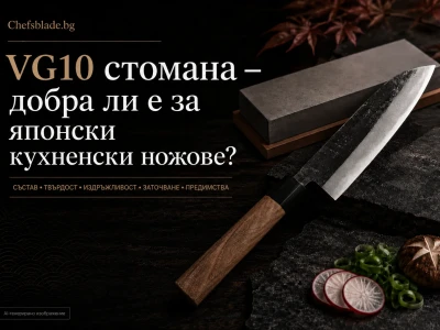 VG10 стомана – защо е толкова популярна при японските кухненски ножове?