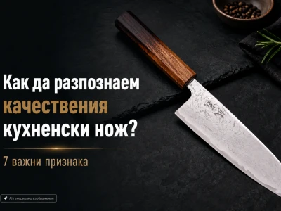 Как да разпознаем качествения кухненски нож? 7 важни признака