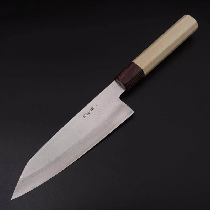 Кухненски нож Musashi - Япония - ръчна изработка - стомана Silver Steel #3 - Kiritsuke 165 мм