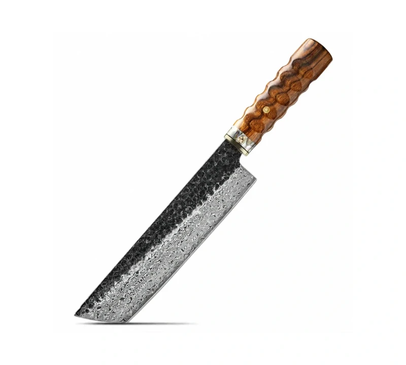 Готварски нож Nakiri Chefsblade ламинат дамаск с дръжка от желязно дърво CB 100166