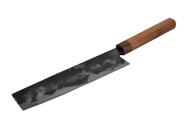 Кухненски нож - Ръчна изработка - България - Стомана N690 - Nakiri - 18 см. - CB 100083