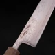 Thumbnail 4 of Японски нож Musashi SLD Nickel Damascus 210 мм с Urushi дръжка H524-4