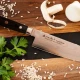Thumbnail 2 of Кухненски нож - SATAKE - Япония - японска стомана MVS10cob - ламинат дамаск - Santoku - 170mm