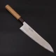Thumbnail 4 of Кухненски нож Musashi - Япония - Ръчна изработка - Стомана AUS10 - никел ламинат дамаск - Chef/Gyuto 210 мм