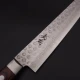 Thumbnail 3 of Кухненски нож Musashi - Япония - ръчна изработка - стомана VG10 - Tsuchime Damascus - Sujihiki 240мм