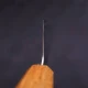 Thumbnail 2 of Кухненски нож Musashi - Япония - ръчна изработка - стомана AUS10 - Santoku 165 мм H209-2