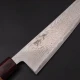 Thumbnail 3 of Кухненски нож Musashi - Япония - Ръчна изработка - Стомана AUS10 - никел ламинат дамаск - Chef/Gyuto 210 мм