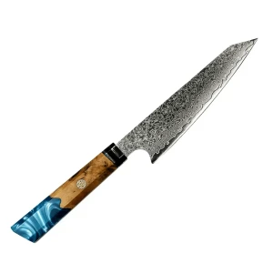 Снимка на Кухненски нож Chefsblade ламинат дамаск - Kiritsuke 15.5см. CB 100099