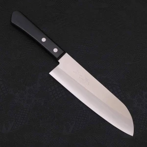 Снимка на Кухненски нож Musashi - Япония - Ръчна изработка - Стомана VG1 - Santoku - 170 мм - H266