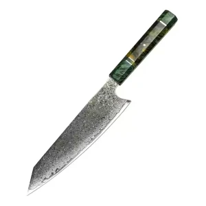 Снимка на Кухненски нож Chefsblade - стомана VG10 ламинат дамаск - острие Kiritsuke - CB 100098