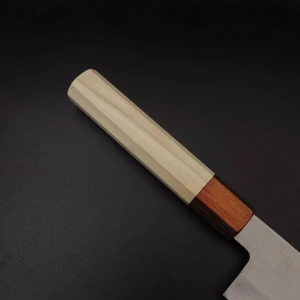 Снимка на Кухненски нож Musashi - Япония - ръчна изработка - стомана Silver Steel #3 Santoku 165 мм