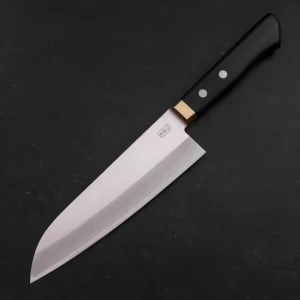 Снимка на Ръчна изработка - Кухненски нож Musashi - Япония - Стомана SK - Santoku - 165 мм H752-1
