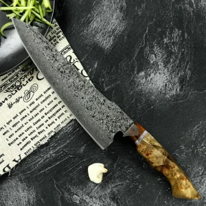 Снимка на Кухненски нож - Chefsblade - Chef острие - Стомана VG10 - CB 100129
