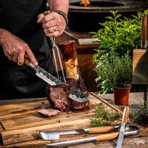 Снимка на Кухненски нож Forged - Ръчна изработка - стомана 440С - Холандия - Серия Olive - Butcher