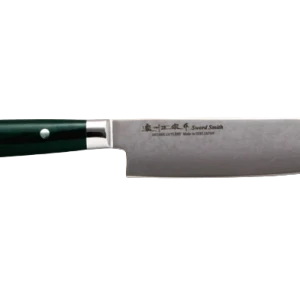 Снимка на Японски нож - SATAKE - ламинат дамаск - стомана MVS10cob - дръжка Mikarta - Santoku - 170mm - 805-612