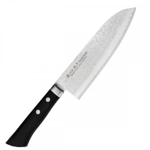 Снимка на Японски нож - SATAKE - ламинат дамаск VG10 - Santoku - 170mm - 806-916