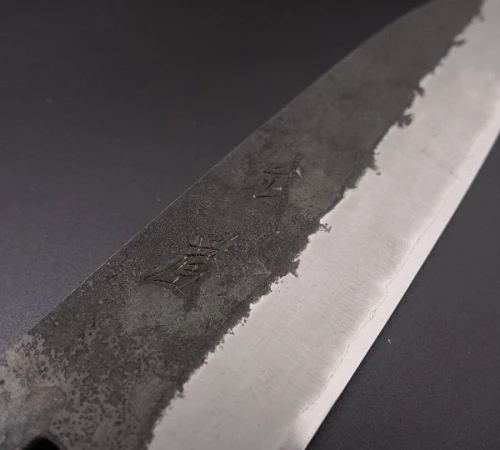 Снимка на Кухненски нож Musashi - Япония - ръчна изработка - стомана Blue steel #2 Santoku 165мм