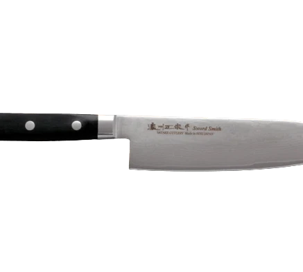 Снимка на Кухненски нож - SATAKE - Япония - японска стомана MVS10cob - ламинат дамаск - Santoku - 180mm-805-513