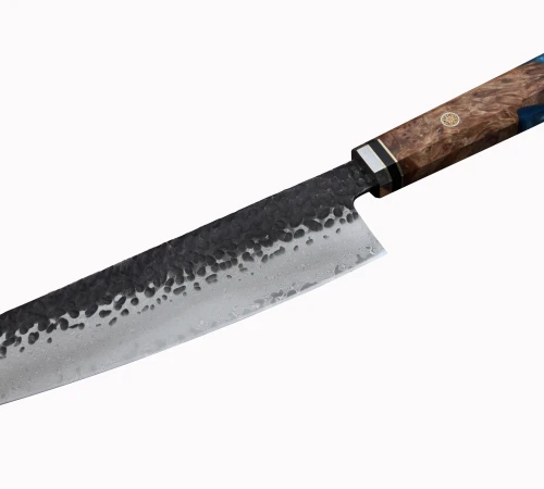 Снимка на Кухненски нож - Kiritsuke - дръжка от дърво и епоксидна смола - CB 100066