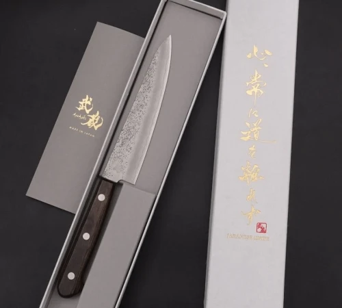 Снимка на Кухненски нож Musashi - Япония - ръчна изработка - стомана Silver Steel #3 - 135 мм