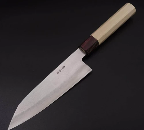 Снимка на Кухненски нож Musashi - Япония - ръчна изработка - стомана Silver Steel #3 - Kiritsuke 165 мм