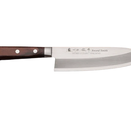 Снимка на Кухненски нож - SATAKE - Япония - стомана - AUS 8A - Santoku - Clad Steel - 170mm