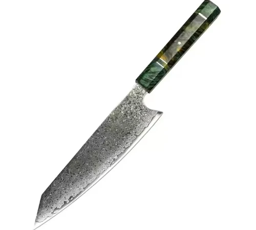 Снимка на Кухненски нож Chefsblade - стомана VG10 ламинат дамаск - острие Kiritsuke - CB 100098