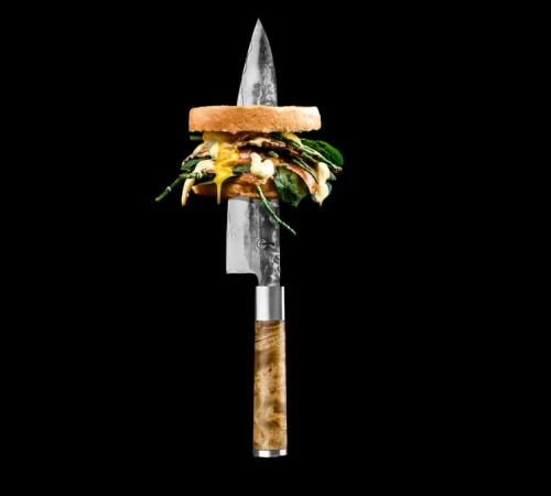 Снимка на Кухненски нож Forged - Ръчна изработка - Холандия - японска стомана VG10 - Chef 20.5 см.