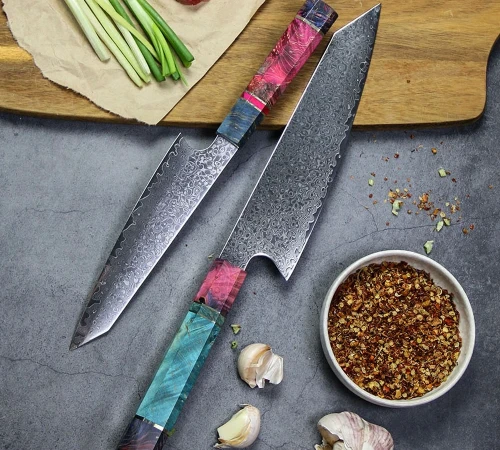 Снимка на Кухненски нож от стомана VG10 - Kiritsuke  - CB 100040
