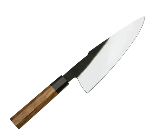 Снимка на Кухненски нож Chefsblade - Стомана 440C - дървена дръжка - Маслина - CB100101