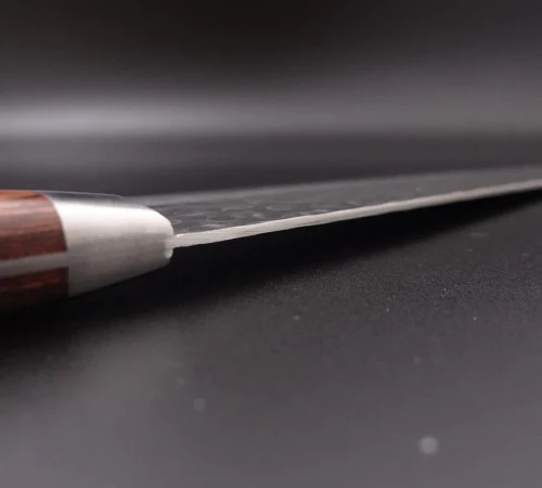 Снимка на Кухненски нож Musashi - Япония - ръчна изработка - стомана VG10 - Tsuchime Damascus - Gyuto 210мм