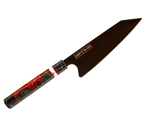 Снимка на Кухненски нож - Chefsblade - Ръчна изработка - японска стомана AUS10 - Kiritsuke - 200мм - CB 100104