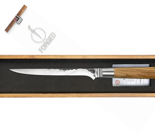 Снимка на Нож за филетиране Forged - Ръчна изработка - японска стомана 440С - Холандия - Серия Olive