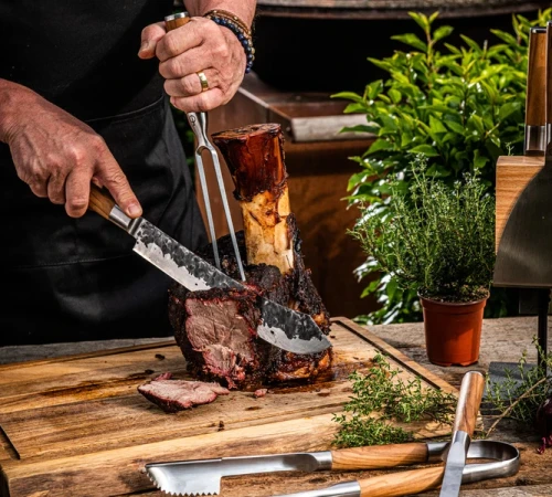 Снимка на Кухненски нож Forged - Ръчна изработка - стомана 440С - Холандия - Серия Olive - Butcher