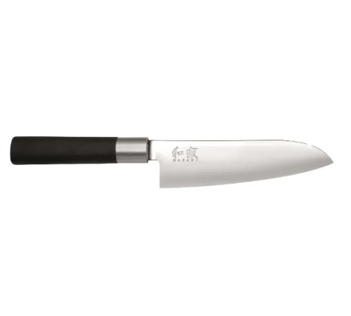 Снимка на Кухненски нож KAI Wasabi 6716S - форма на острието - Santoku острие - 16.5 cm