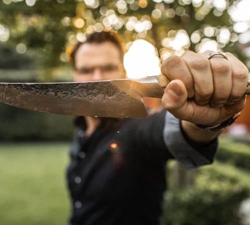 Снимка на Кухненски нож Forged - Ръчна изработка - Холандия - стомана VG10 - Серия Katai - Chef 20.5 см.